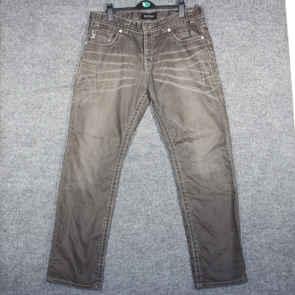 Vintage Chrome Hearts True Religion Style Jeans MEK DNM Embroidered Faded Y2K 38
